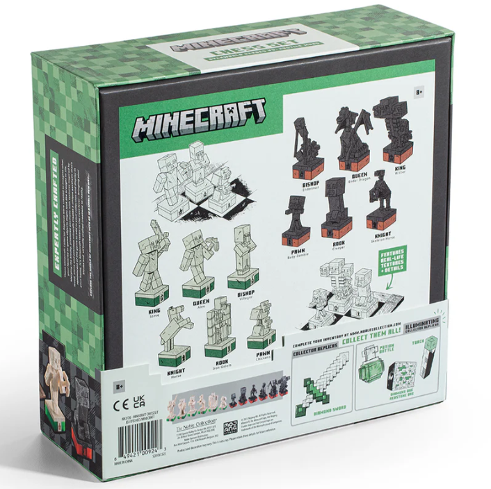 Minecraft Themed Chess Set