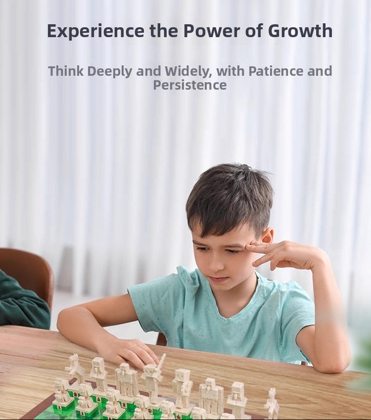 Minecraft Themed Chess Set